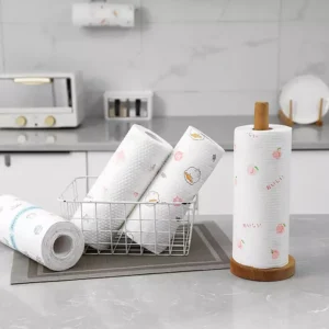 Disposable Stain Removal Kitchen Towel Paper Tissue 50pcs Washable Cookware Utensil Dish Cloth Rag