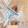 3 in 1 Multifunction Spray Window Cleaner Double Sided Wiper Brush Sponge Home Window Car Glass Cleaning Tool