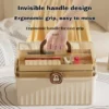 Portable Medicine Box Plastic First Aid Kit Transparent Storage Box Household Emergency Care Box