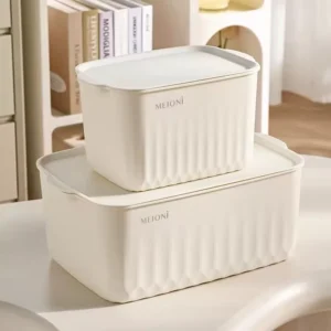 PP material household miscellaneous snack sorting box  kitchen and bedroom storage basket