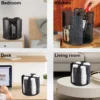 Cup Holder Dispenser Rotatable Coffee Cups Lids Seasoning Cosmetic Storage Organizer Rack
